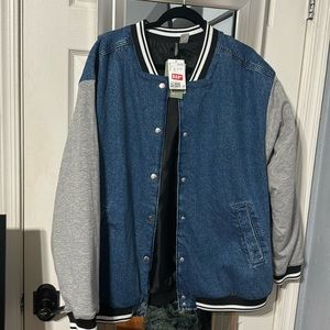 H&M Jean Jacket Have a Great Day Everyday